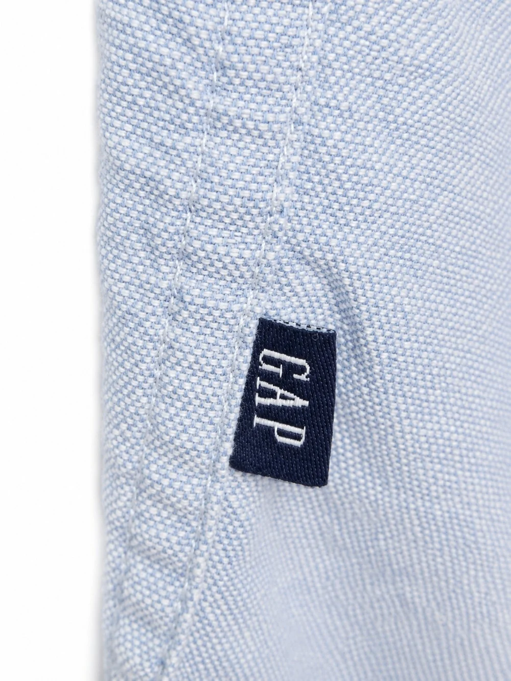 GAP Kids Boys XS 5/6 Light Blue Oxford Button Down Long Sleeve Shirt
